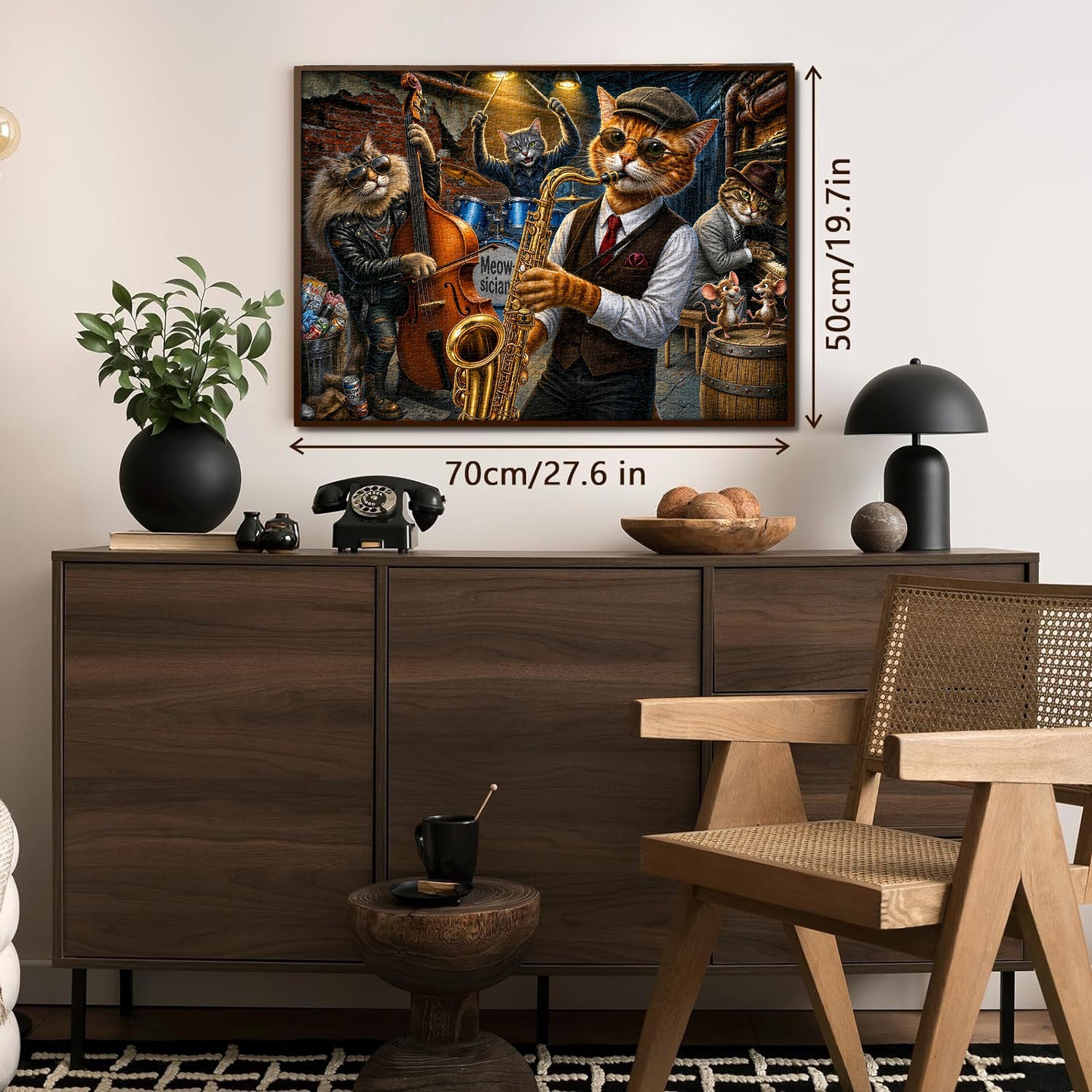 Puzzle Street Jazz Cats da 1000 pezzi