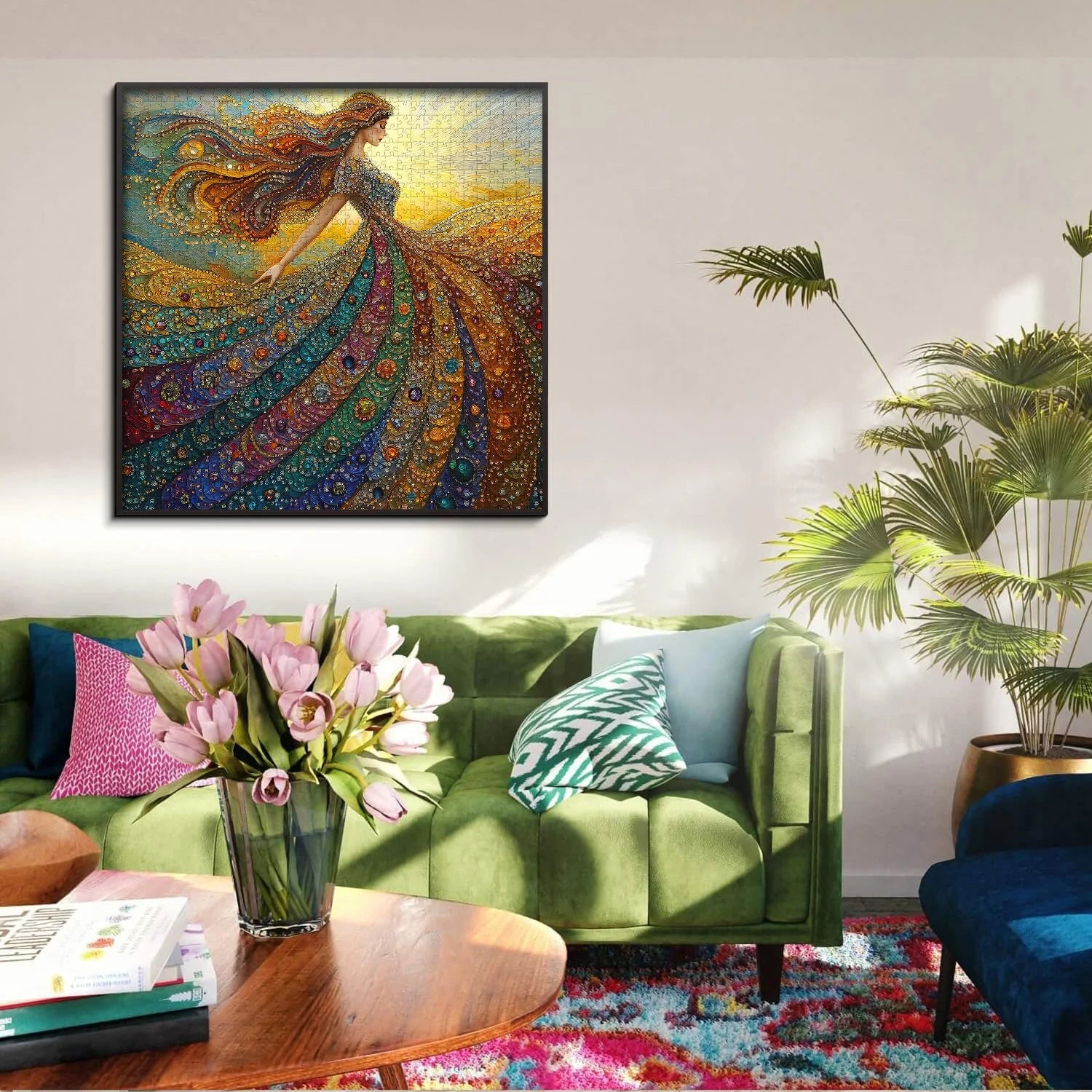 Gemstone Woman Jigsaw Puzzle 1000 Piece