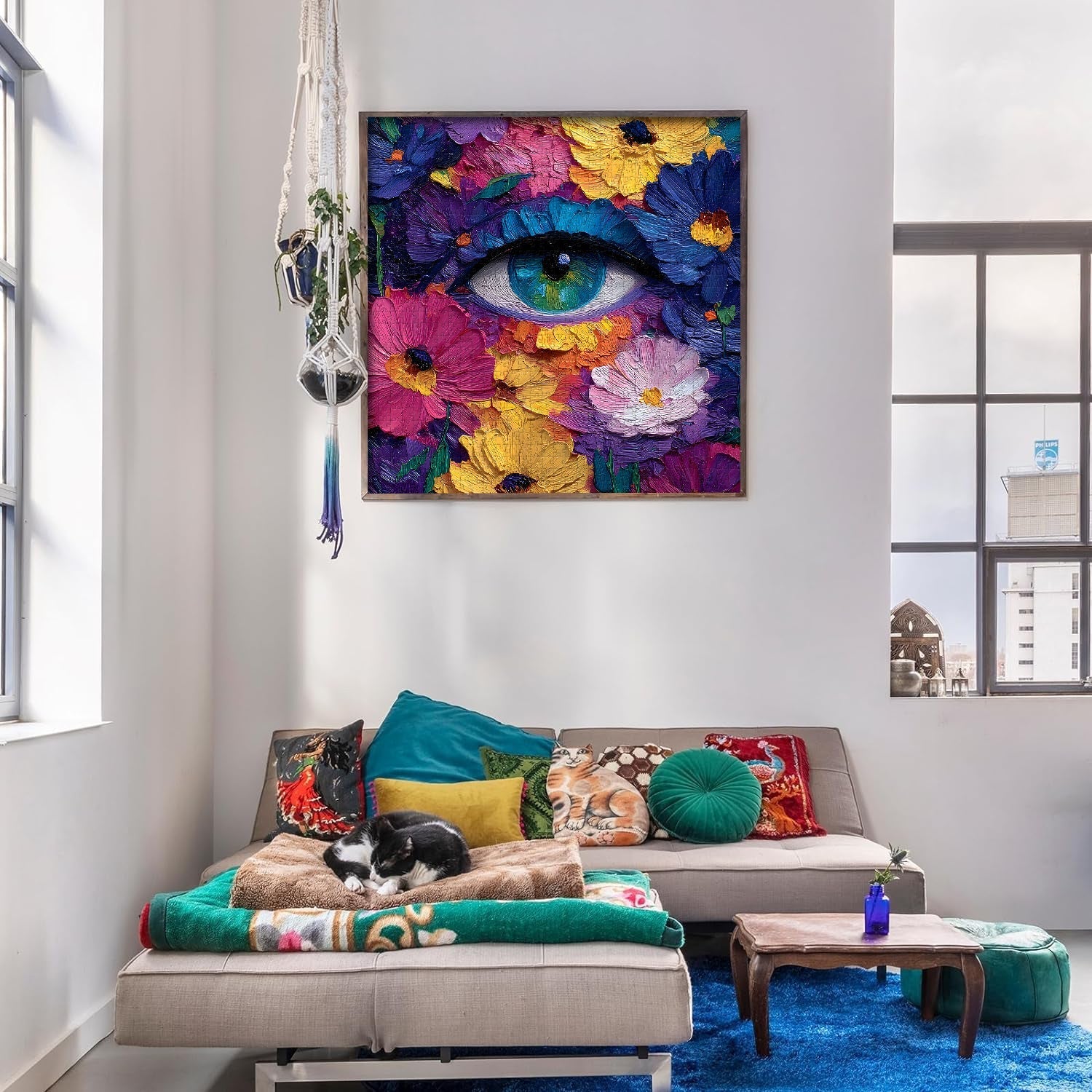 Floral Eye Jigsaw Puzzle 1000 Pieces