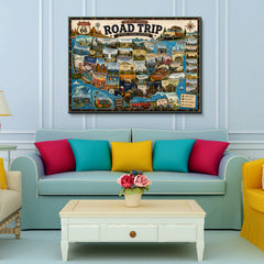 American Road Trip Jigsaw Puzzle 1000 Pieces