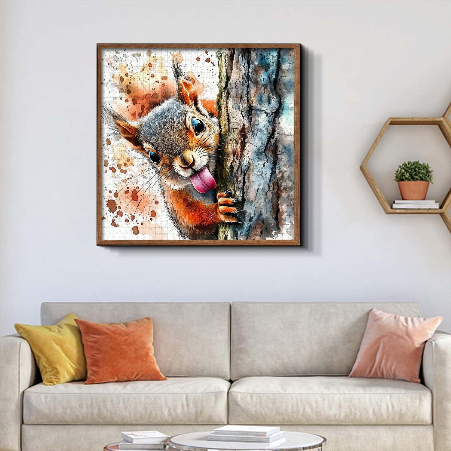 Boshaftes Eichhörnchen-Puzzle, 1000 Teile