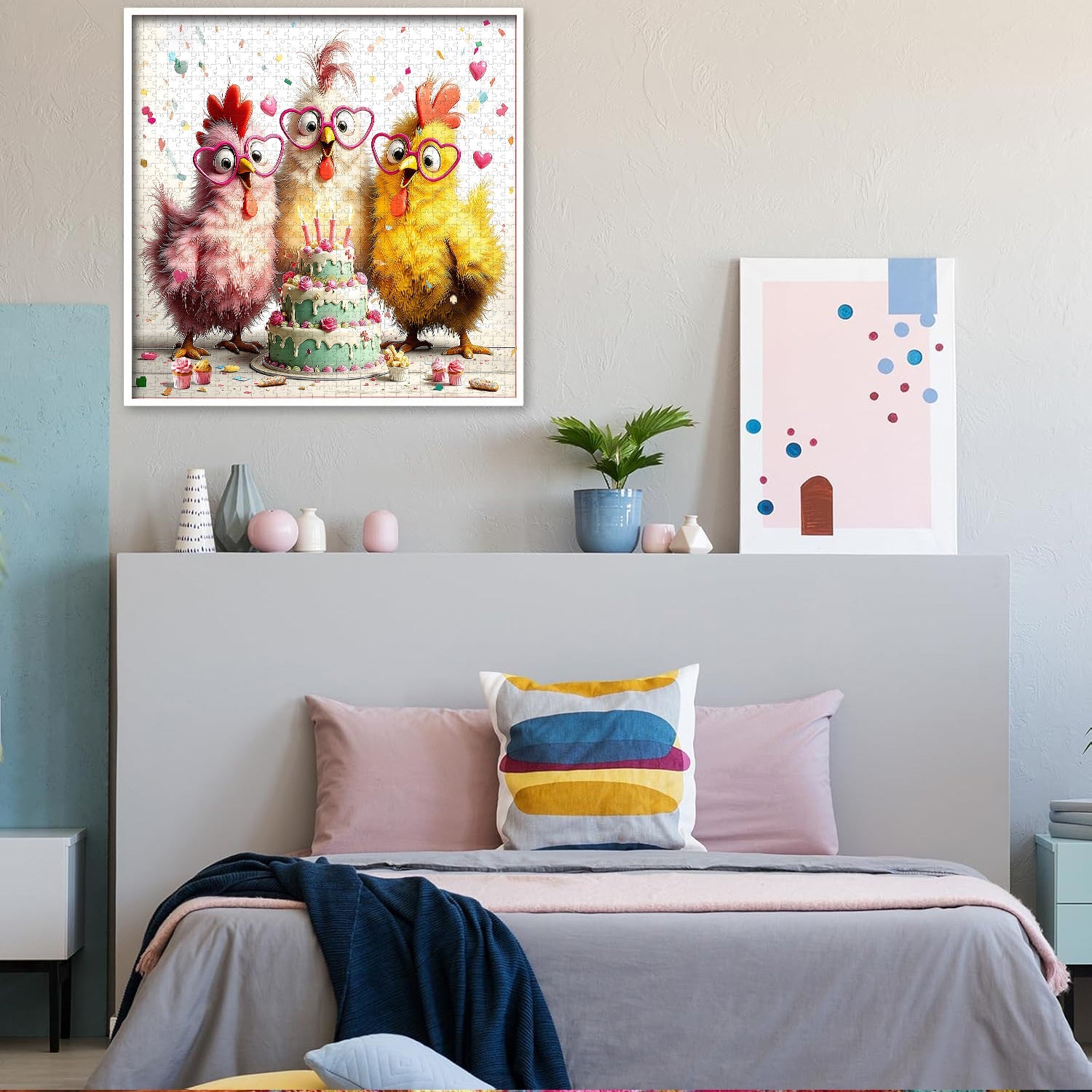 Chicken Birthday Bash Jigsaw Puzzle 1000 Pieces