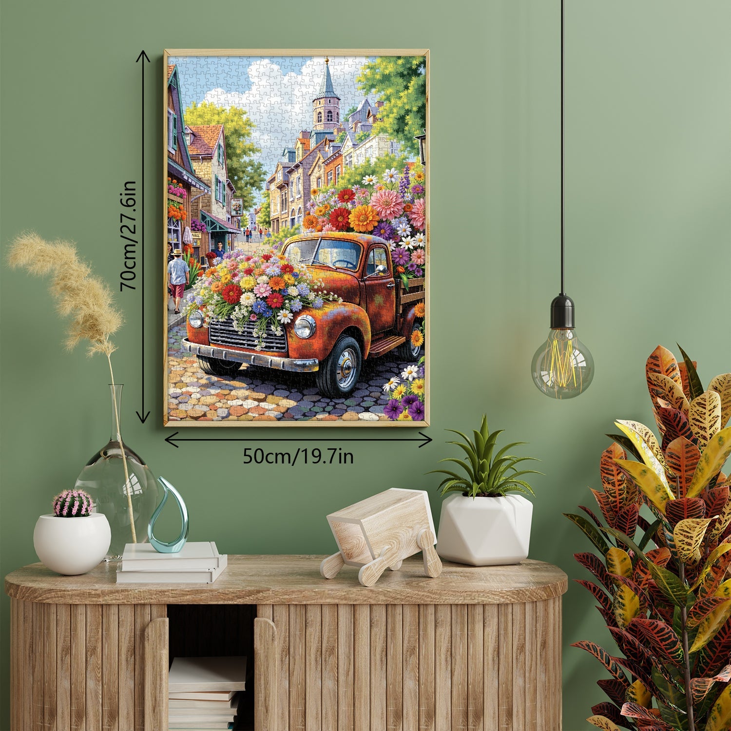 Rompecabezas de la ciudad de la fragancia de flores, 1000 piezas