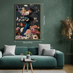 Puzzle floral de paon de paon 1000 pièces