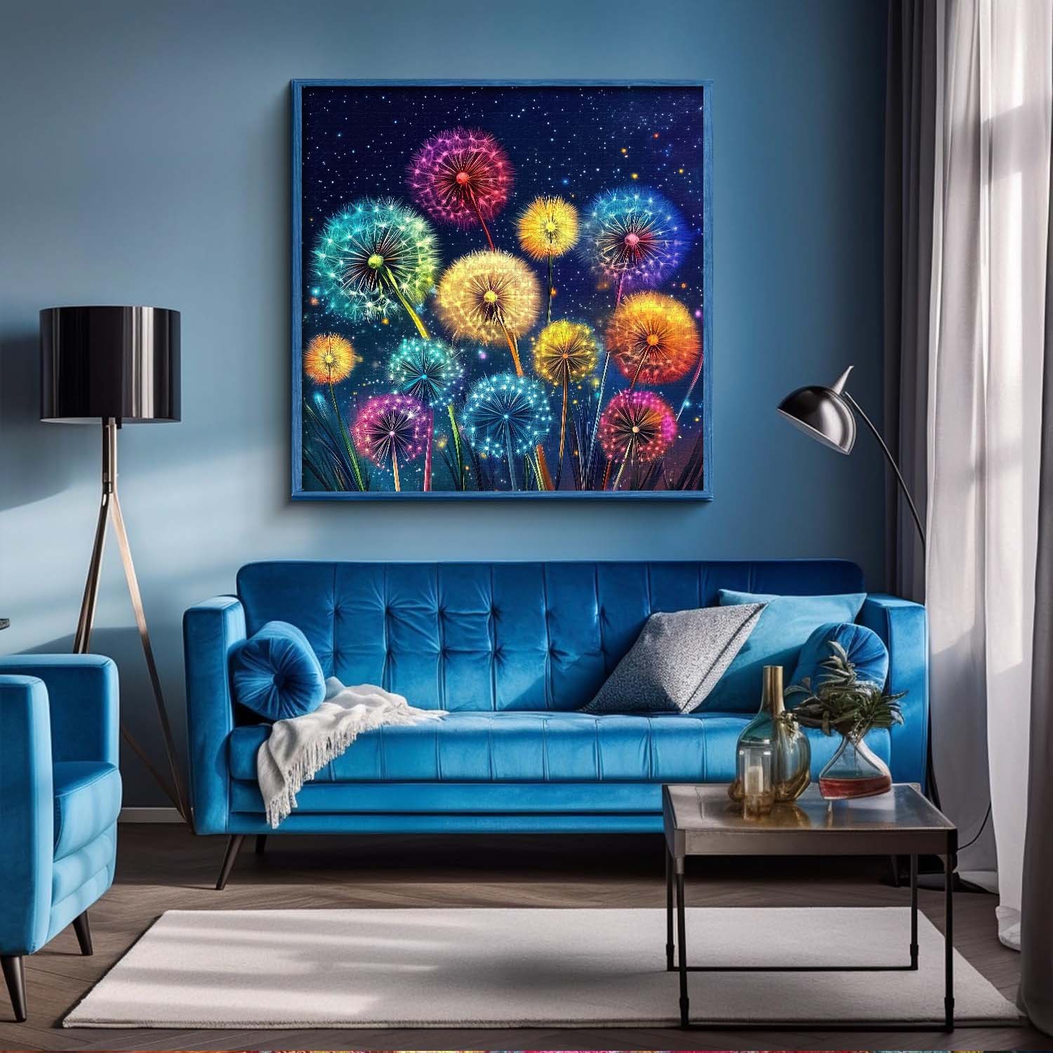 Puzzle Pissenlit Lumineux 1000 Pièces