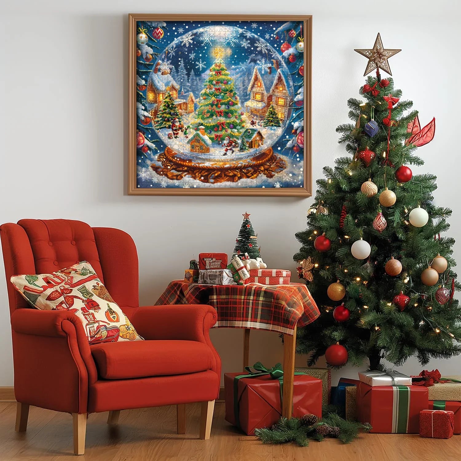 Christmas Crystal Ball Jigsaw Puzzle 1000 Piece
