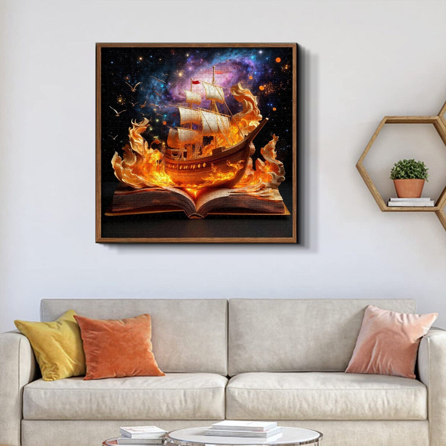 Puzzle Aventure Galactique Fiery 1000 Pièces