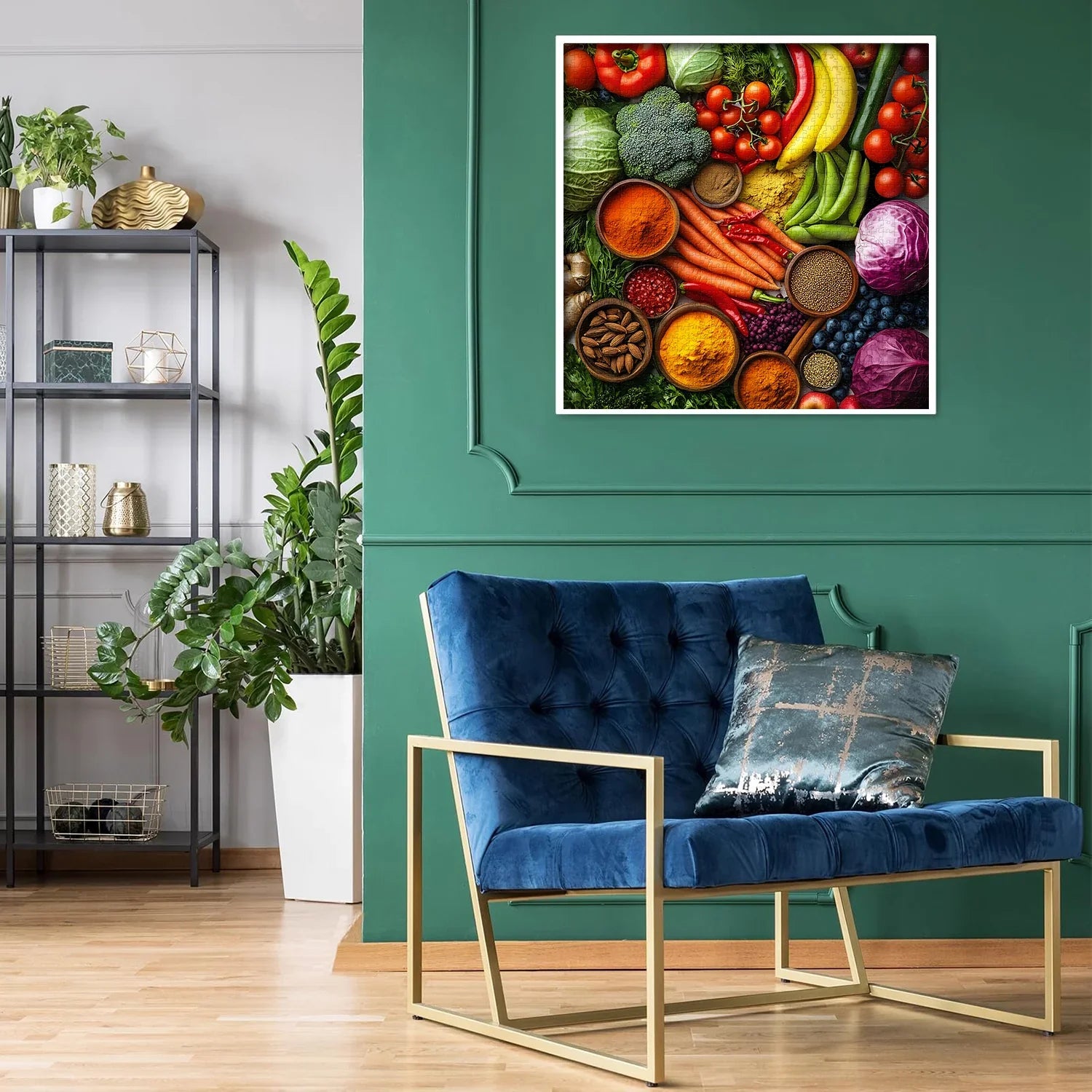 Vibrant Harvest Feast Jigsaw Puzzle 1000 Pieces