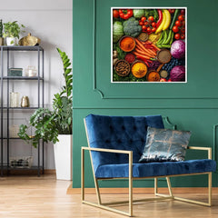 Vibrant Harvest Feast Jigsaw Puzzle 1000 Pieces