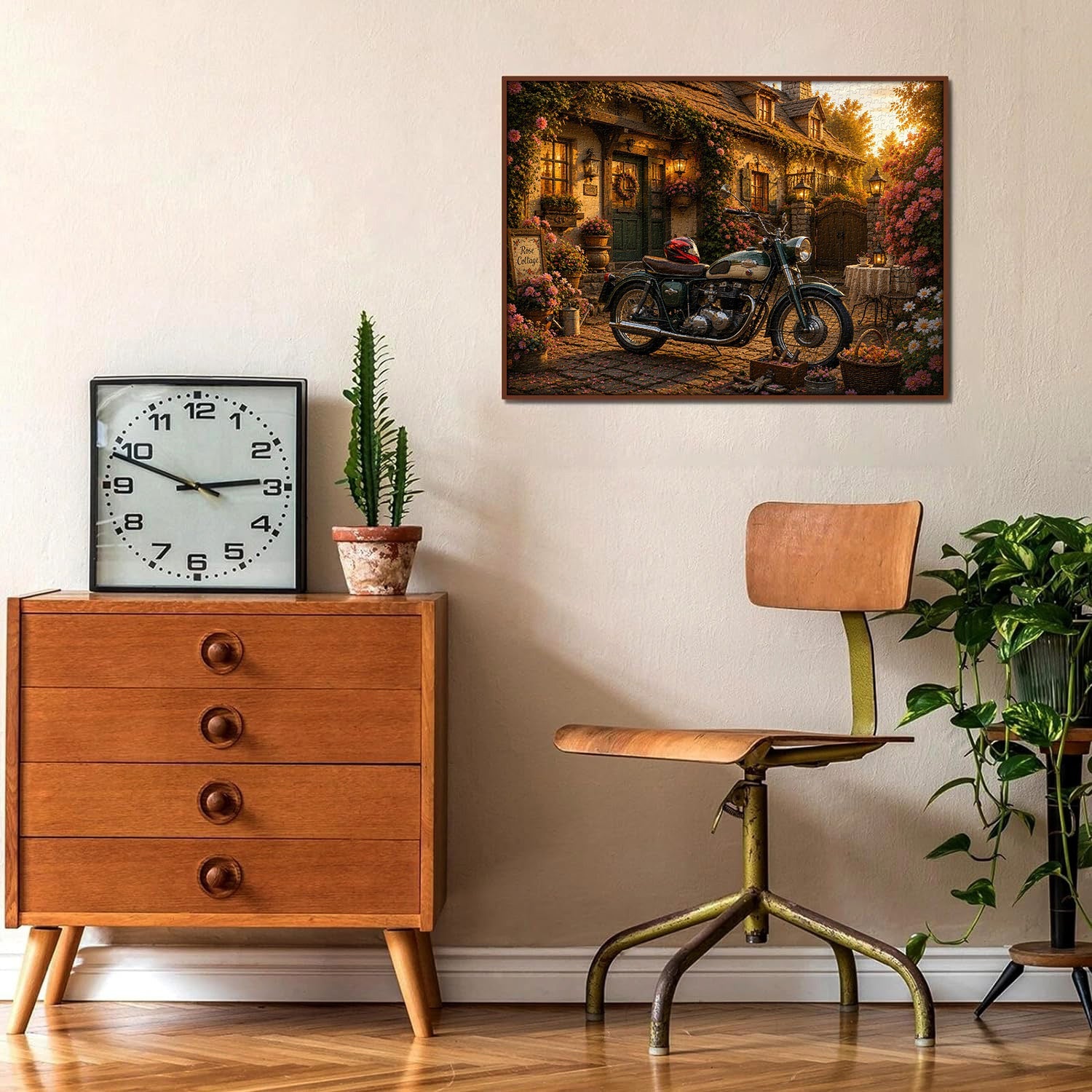 Sunset Cottage Moto Puzzle 1000 Teile