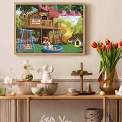Happy Days Treehouse Jigsaw Puzzle 1000 Pieces