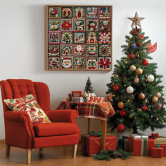 Freudiges Weihnachts -Puzzle 1000 Stücke