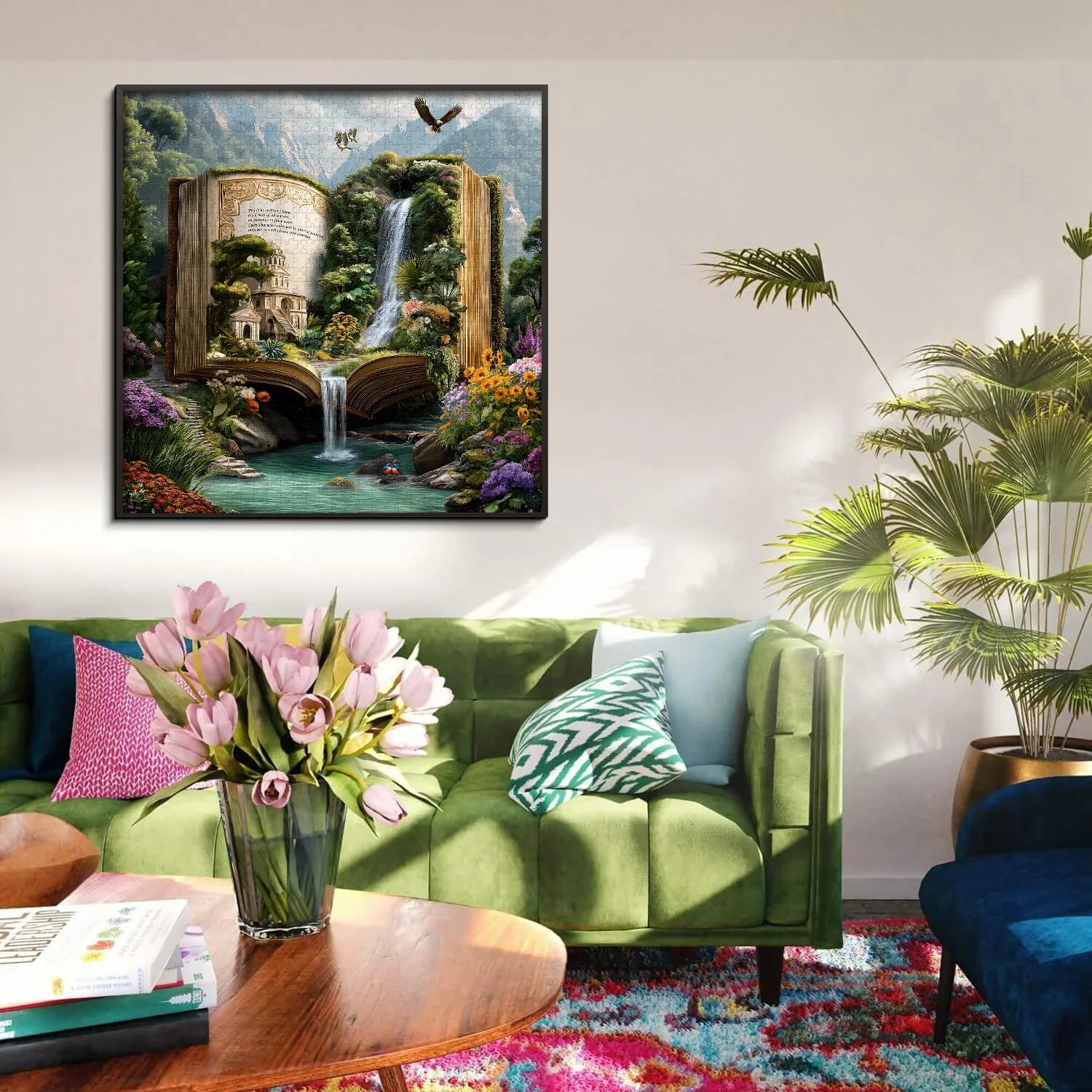 Puzzle Royaume du livre onirique 1000 pièces