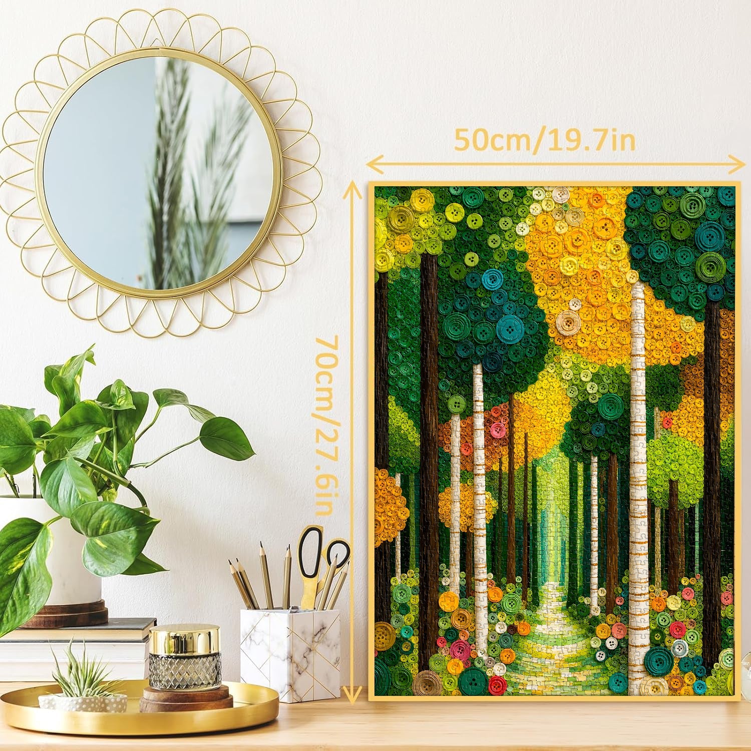 Sunlit Path Jigsaw Puzzle 1000 Pieces