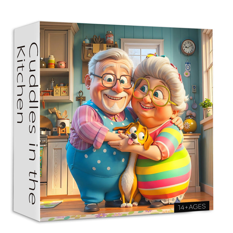 Cuddles in the Kitchen Jigsaw Puzzles 1000 Pieces