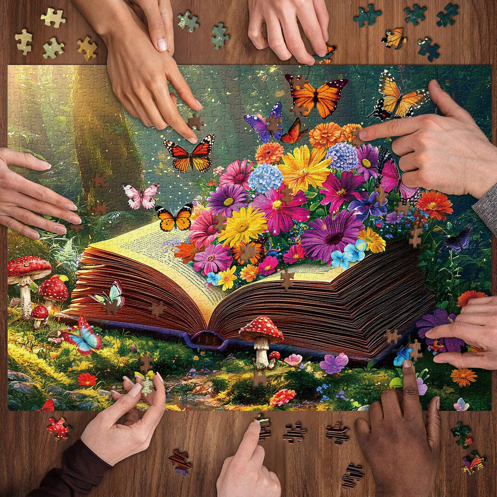 Vibrant Pages Jigsaw Puzzle 1000 Pieces