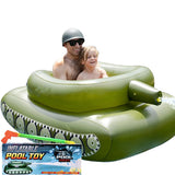 Aufblasbarer Tank-Poolschwimmer mit Wasserpistole