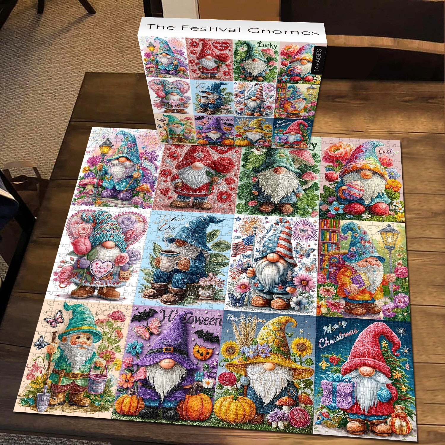 Le Festival Gnomes Puzzle 1000 pièces