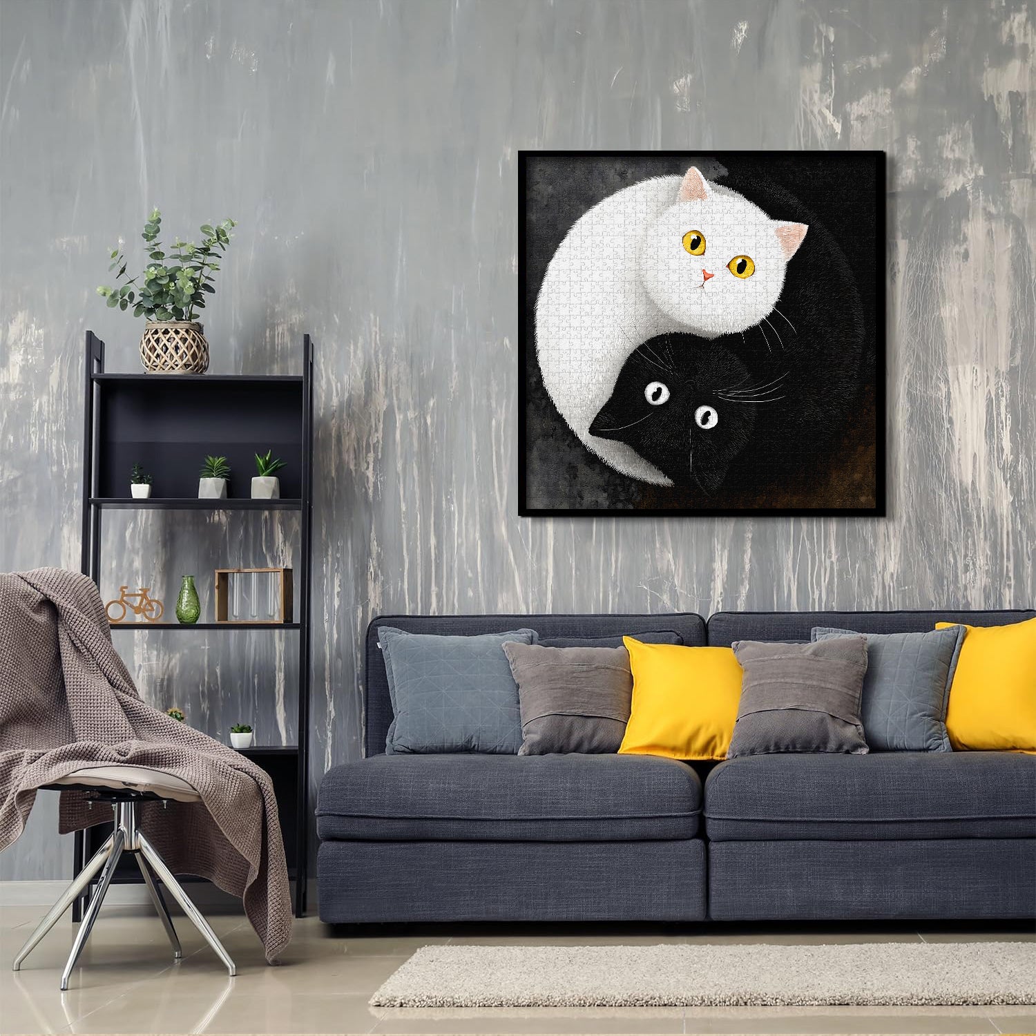 Black and White Balance Jigsaw Puzzle 1000 Pieces