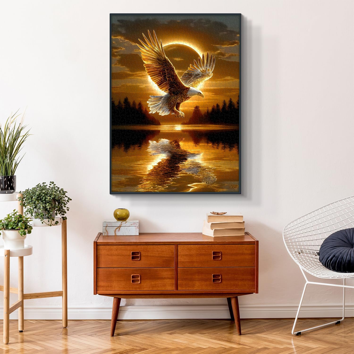 Puzzle Aigle Solaire 1000 Pièces