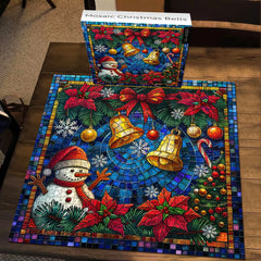 Mosaic Christmas Bells Jigsaw Puzzles 1000 Pieces