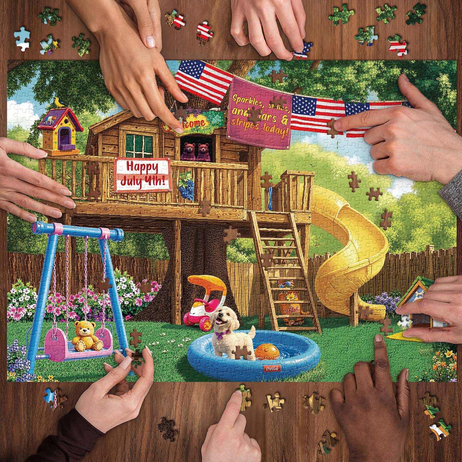 Happy Days Treehouse Jigsaw Puzzle 1000 Pieces