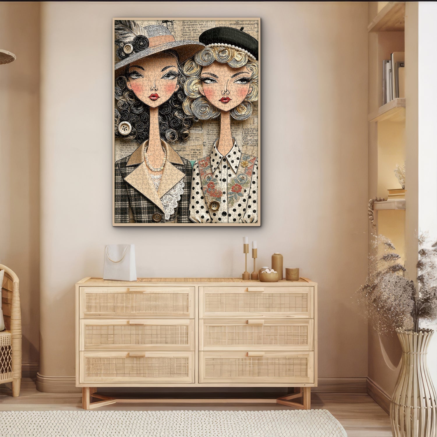 Fashionable Women Jigsaw Puzzle 1000 Pieces