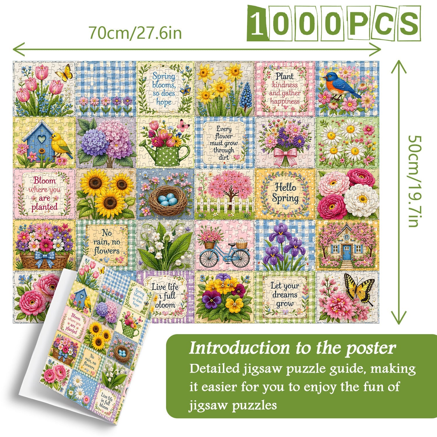 Hello Spring Jigsaw Puzzle 1000 Pieces