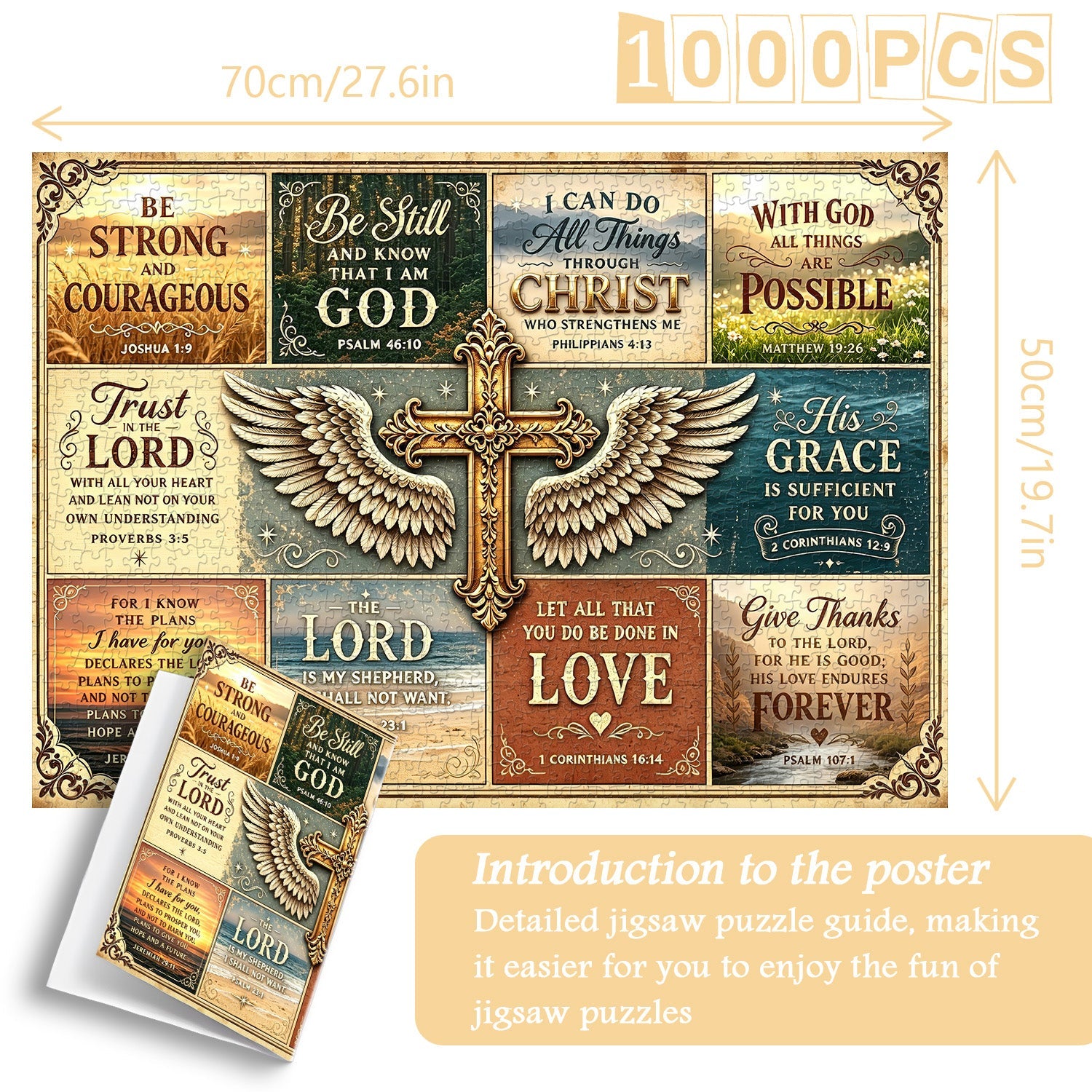 Scripture Grid Jigsaw Puzzle 1000 Pieces
