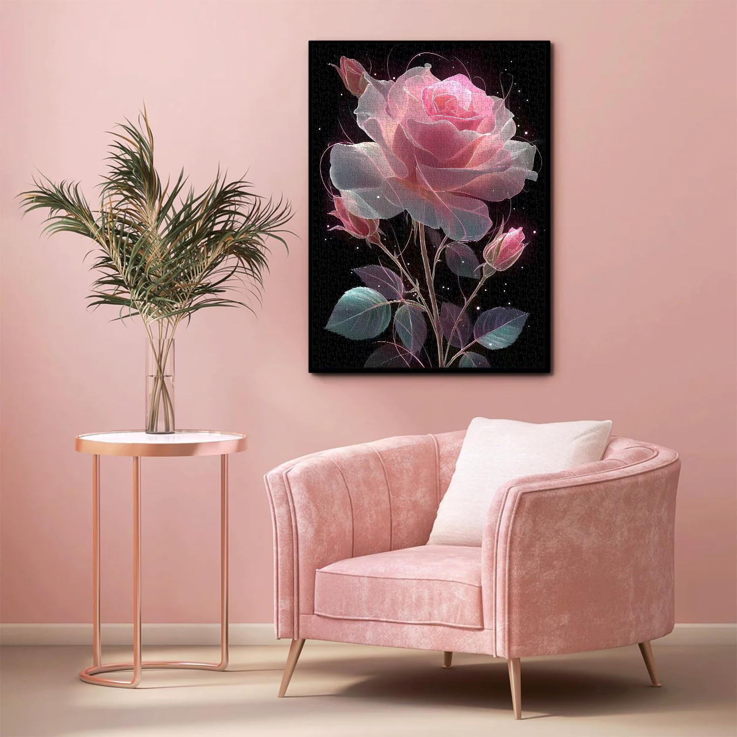 Pink Traum Rose Jigsaw Puzzle 1000 Stücke