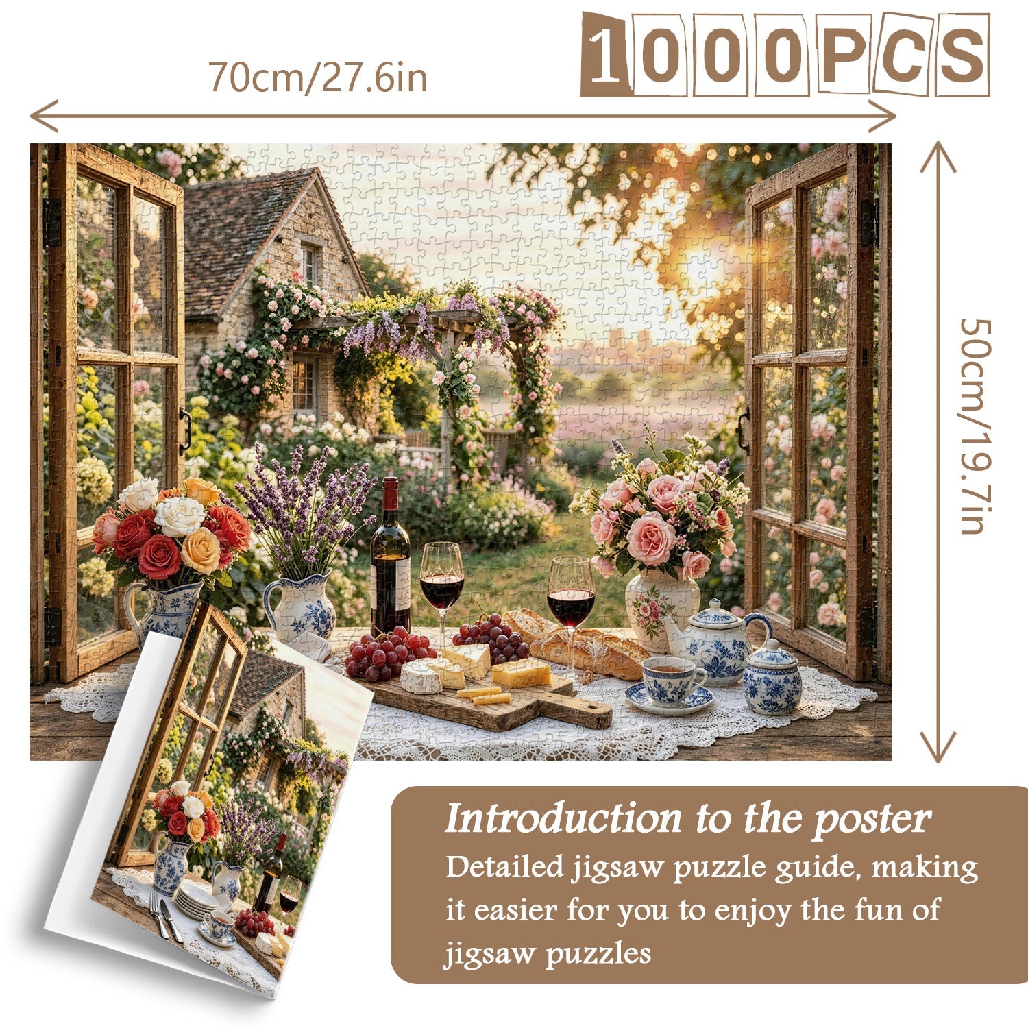 Whispers of a Summer Garden Jigsaw Puzzle 1000 Pieces