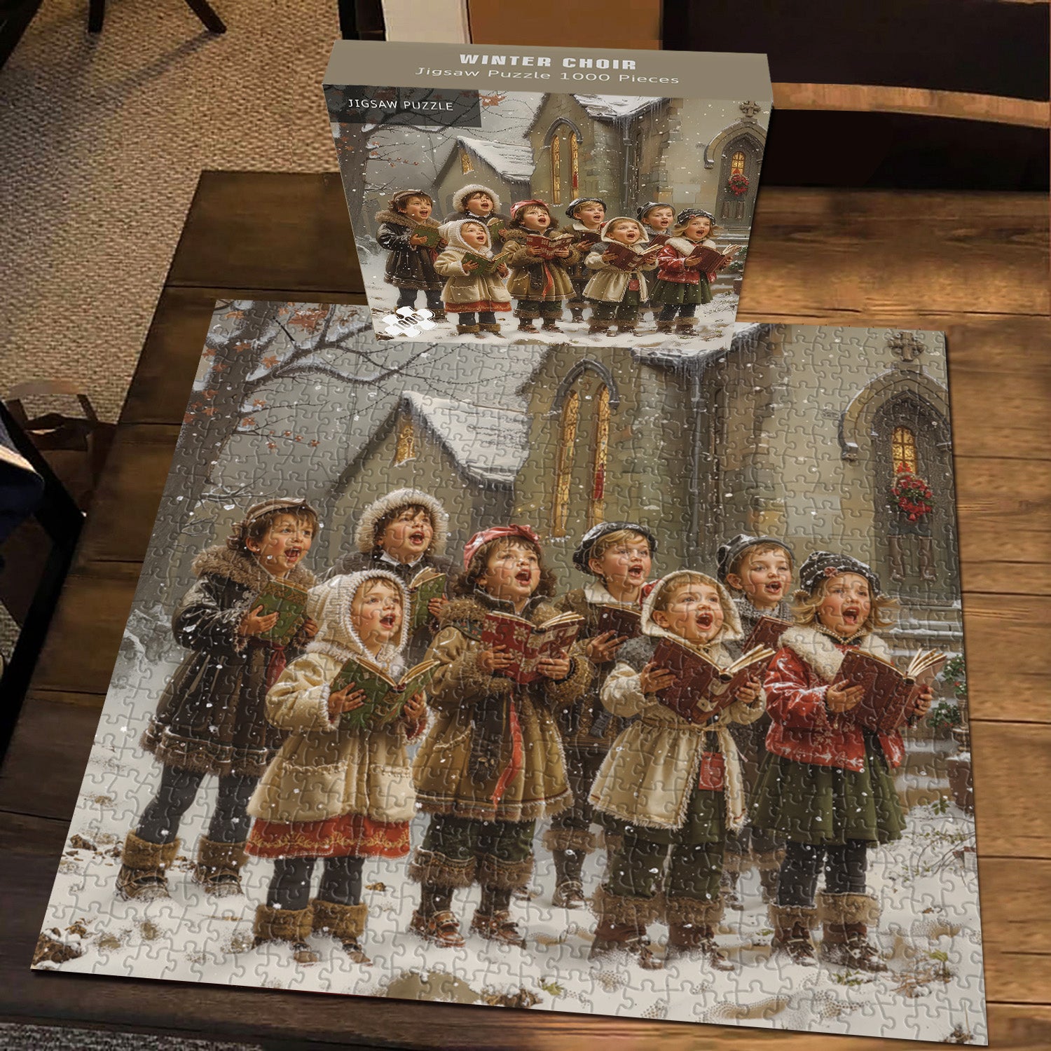 Chorale d'hiver puzzle 1000 pièces