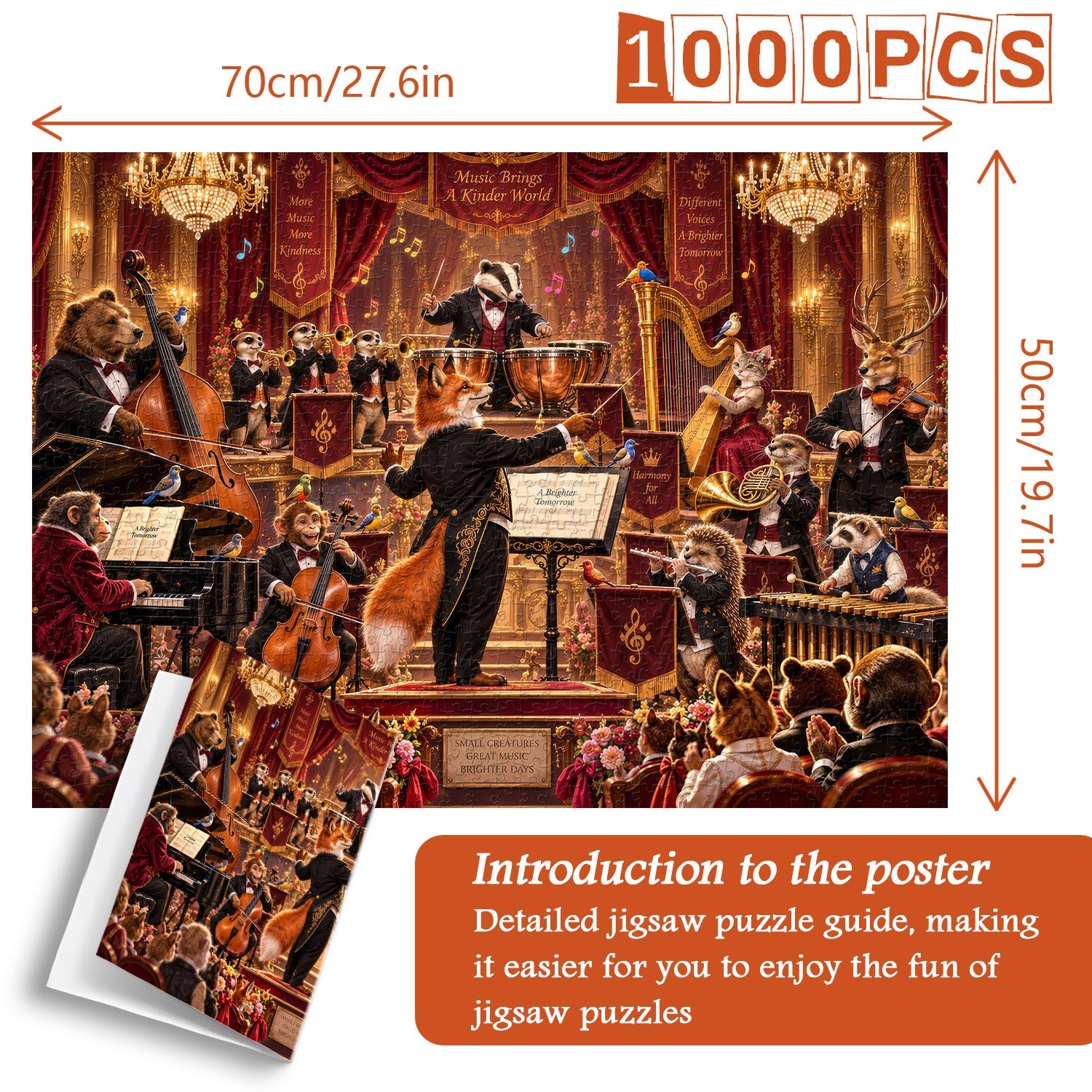 Puzzle Gala Animal Symphony 1000 Piezas