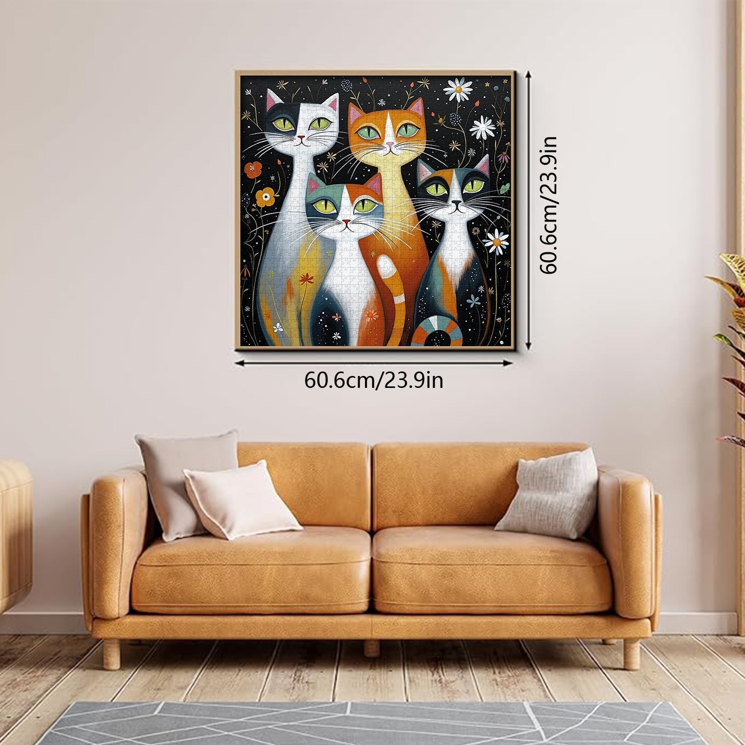 Garden Muse Cats Jigsaw Puzzle 1000 Pieces