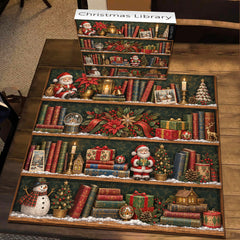 Christmas Library Jigsaw Puzzle 1000 Pieces