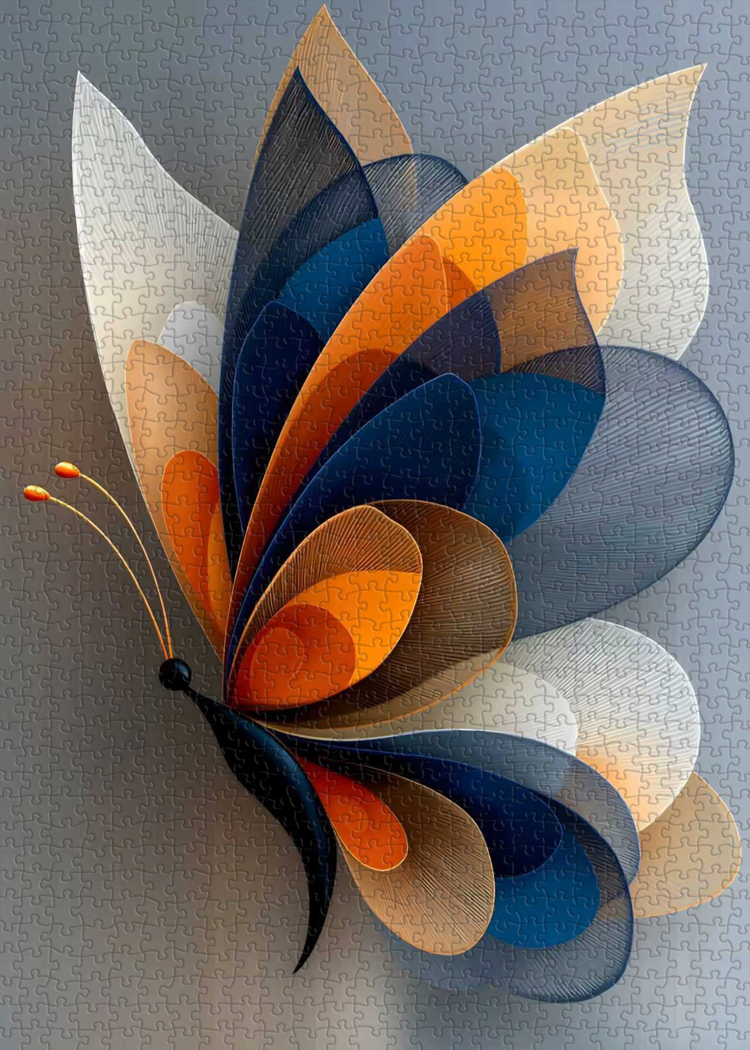 Rompecabezas abstracto de mariposas de 1000 piezas