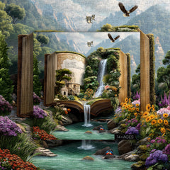 Puzzle Royaume du livre onirique 1000 pièces