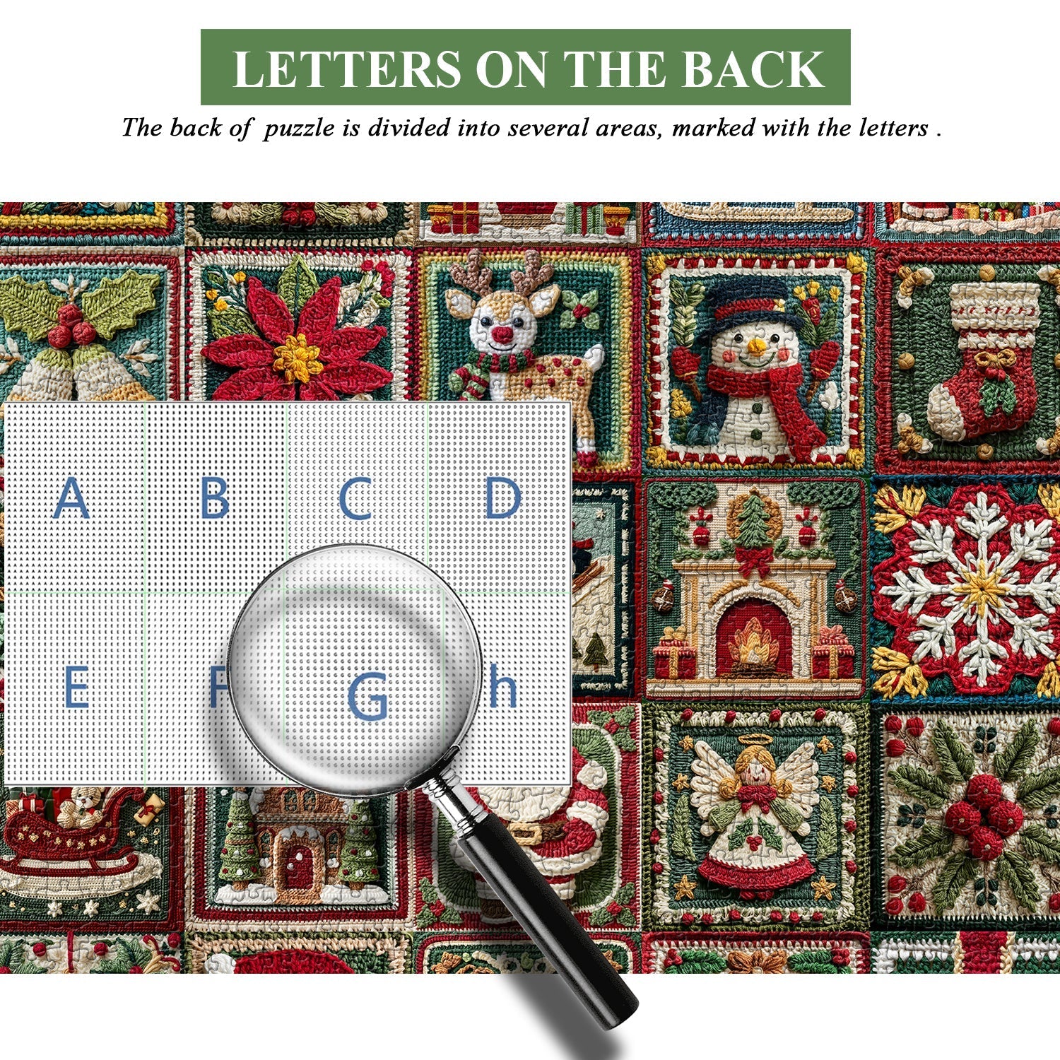 Freudiges Weihnachts -Puzzle 1000 Stücke