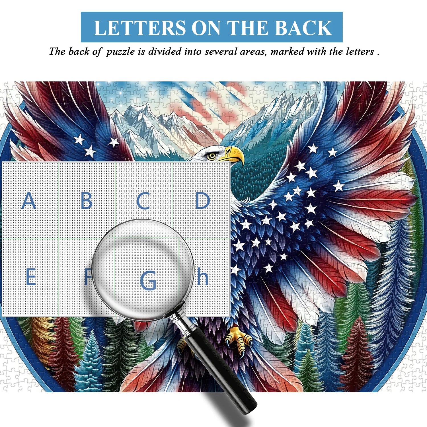 Glory of Freedom Eagle Puzzle 1000 Teile