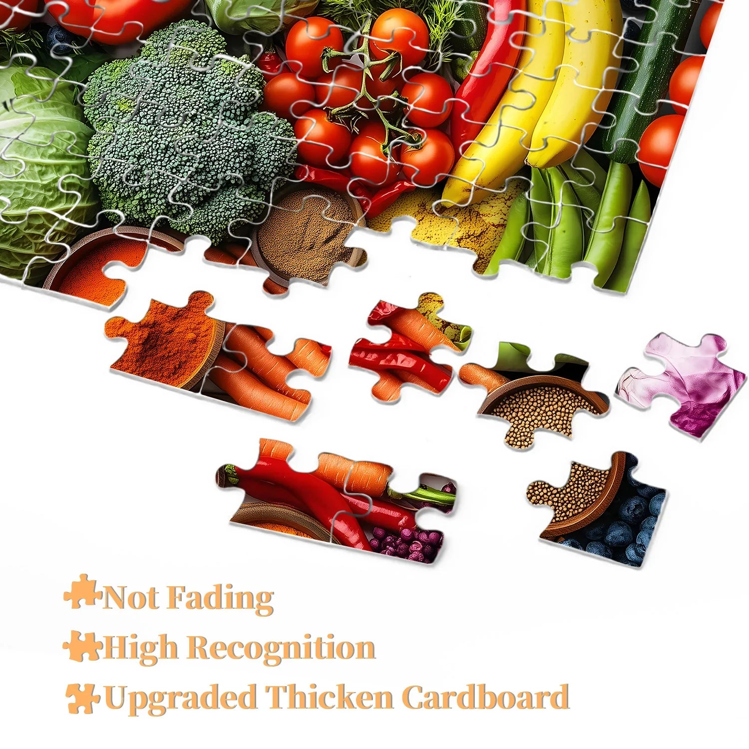 Vibrant Harvest Feast Jigsaw Puzzle 1000 Pieces