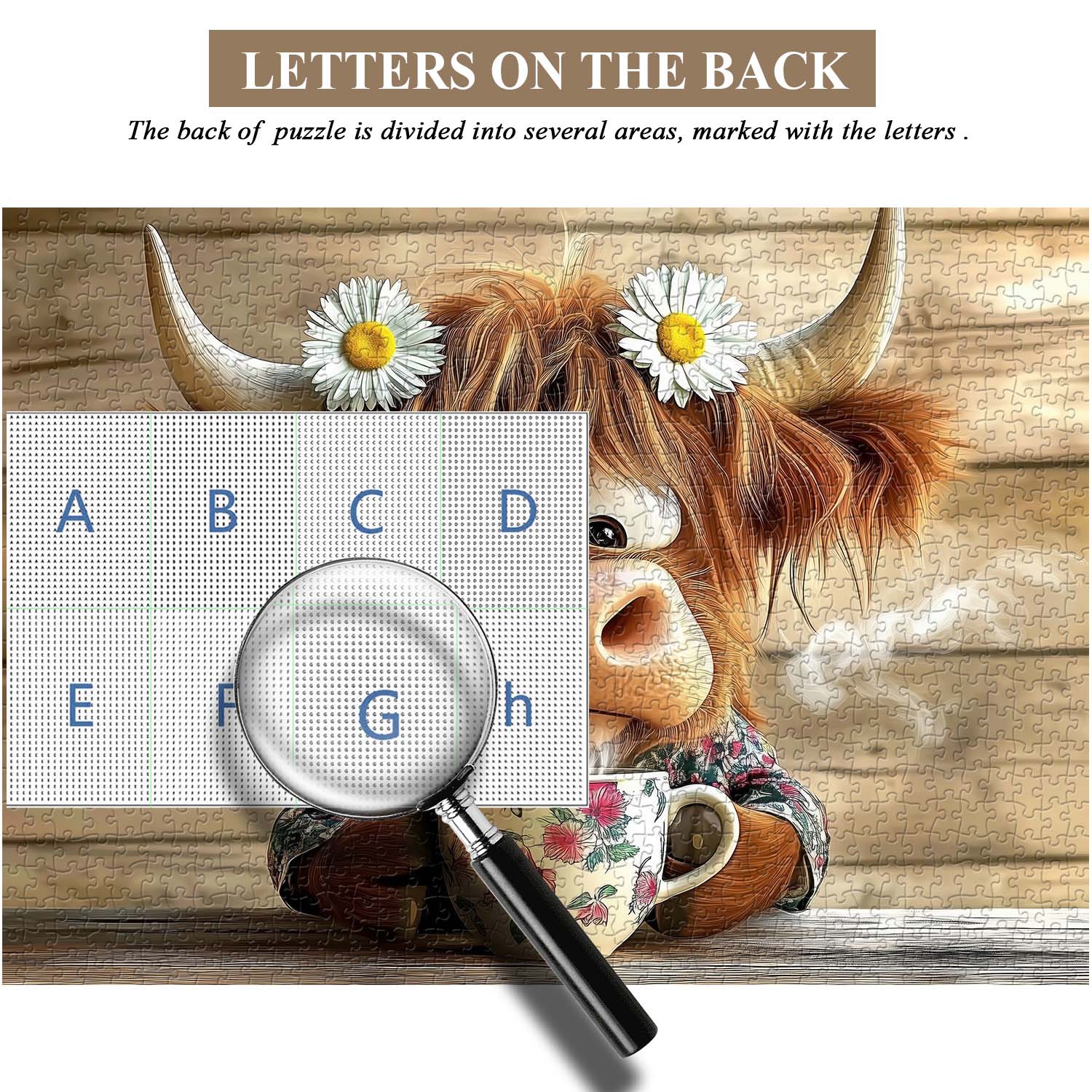 Cow's Coffee Time Puzzle 1000 Teile