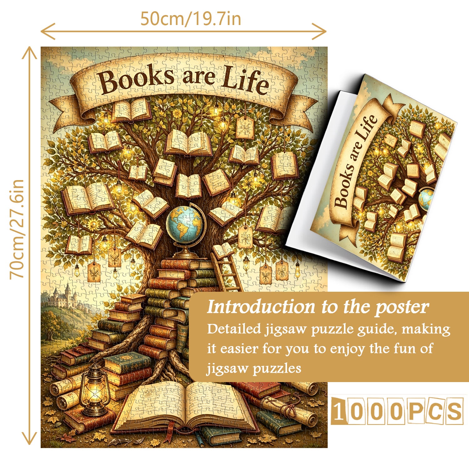 Book Tree Jigsaw Puzzle 1000 Pieces