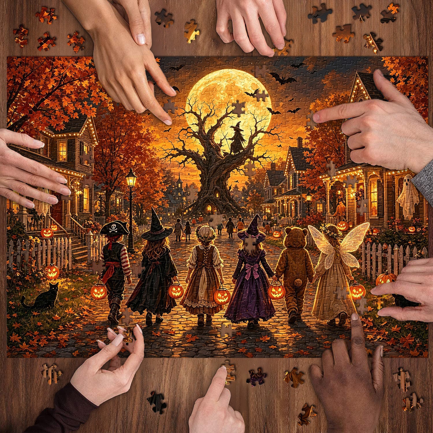 Trick-or-Treat-Crew-Puzzle 1000 Teile