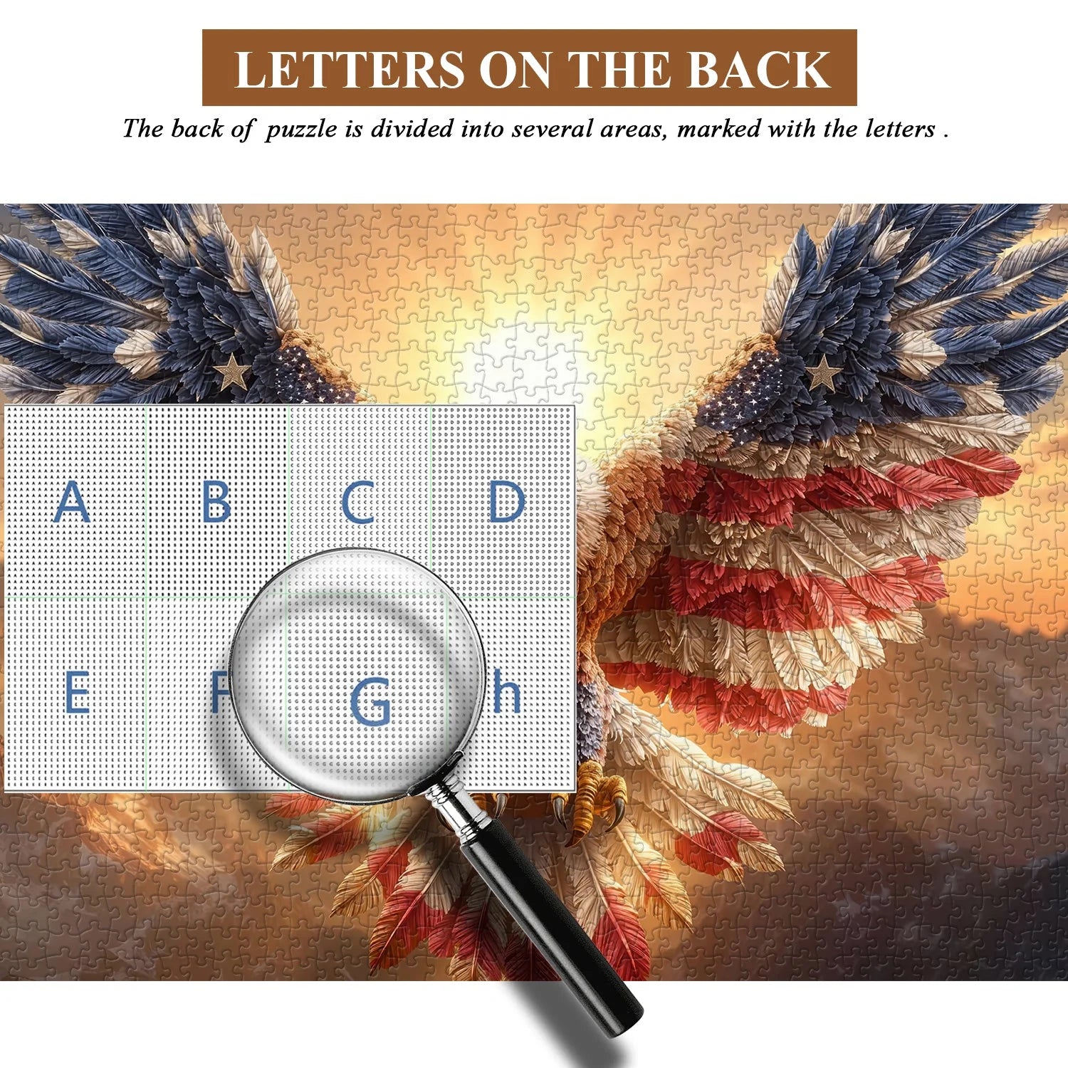 Eagle of Liberty Jigsaw Puzzle 1000 Pieces