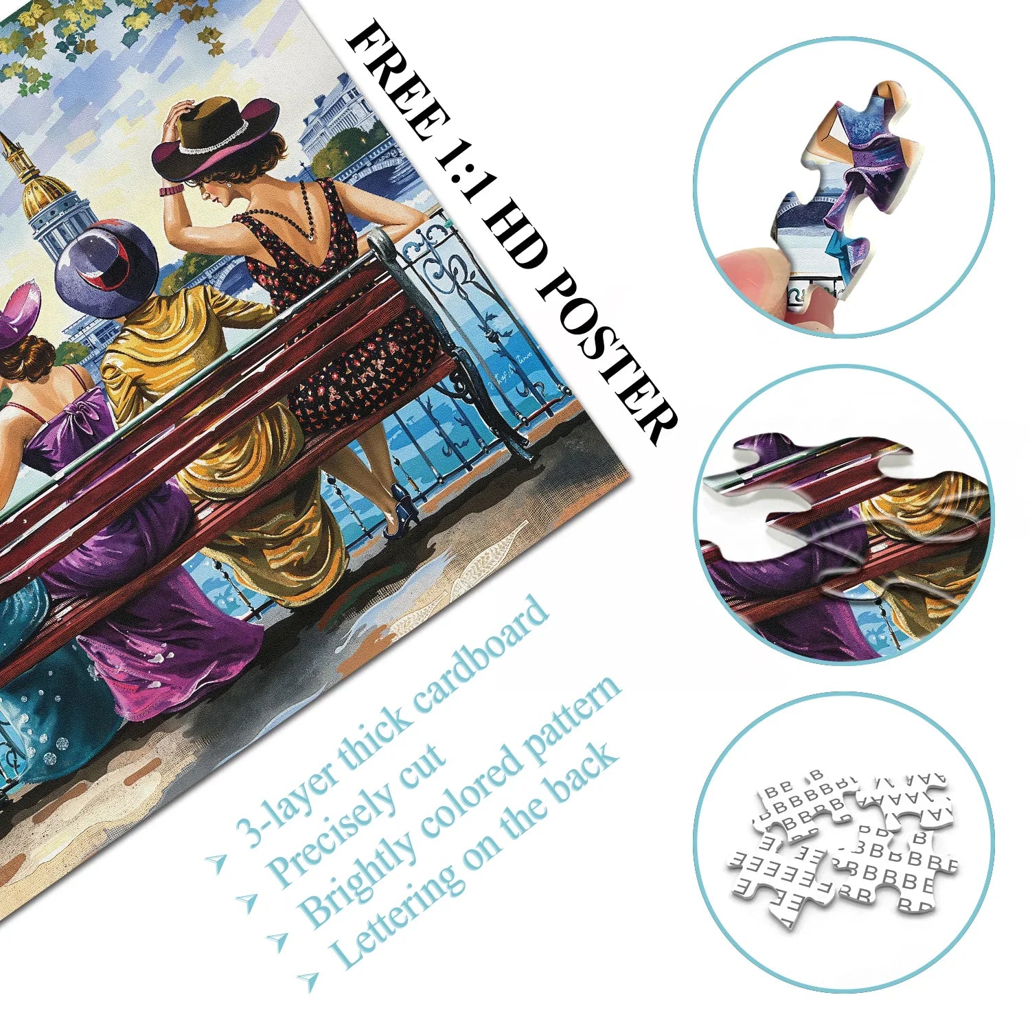 Puzzle Tarde Parisina 1000 Piezas