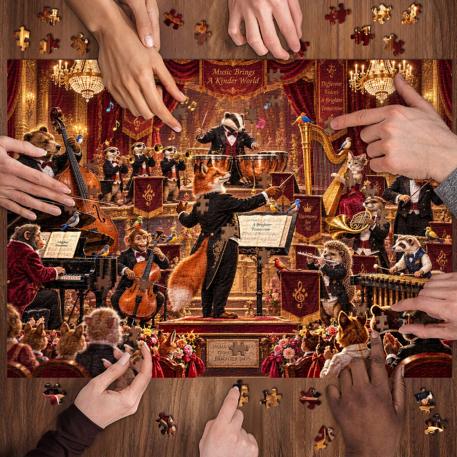 Puzzle Gala Animal Symphony 1000 Piezas