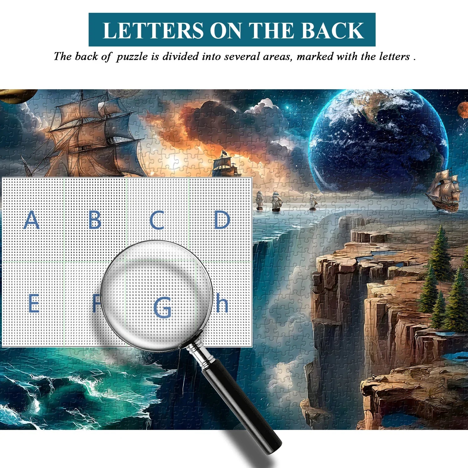 Puzzle di navigazione interstellare 1000 pezzi