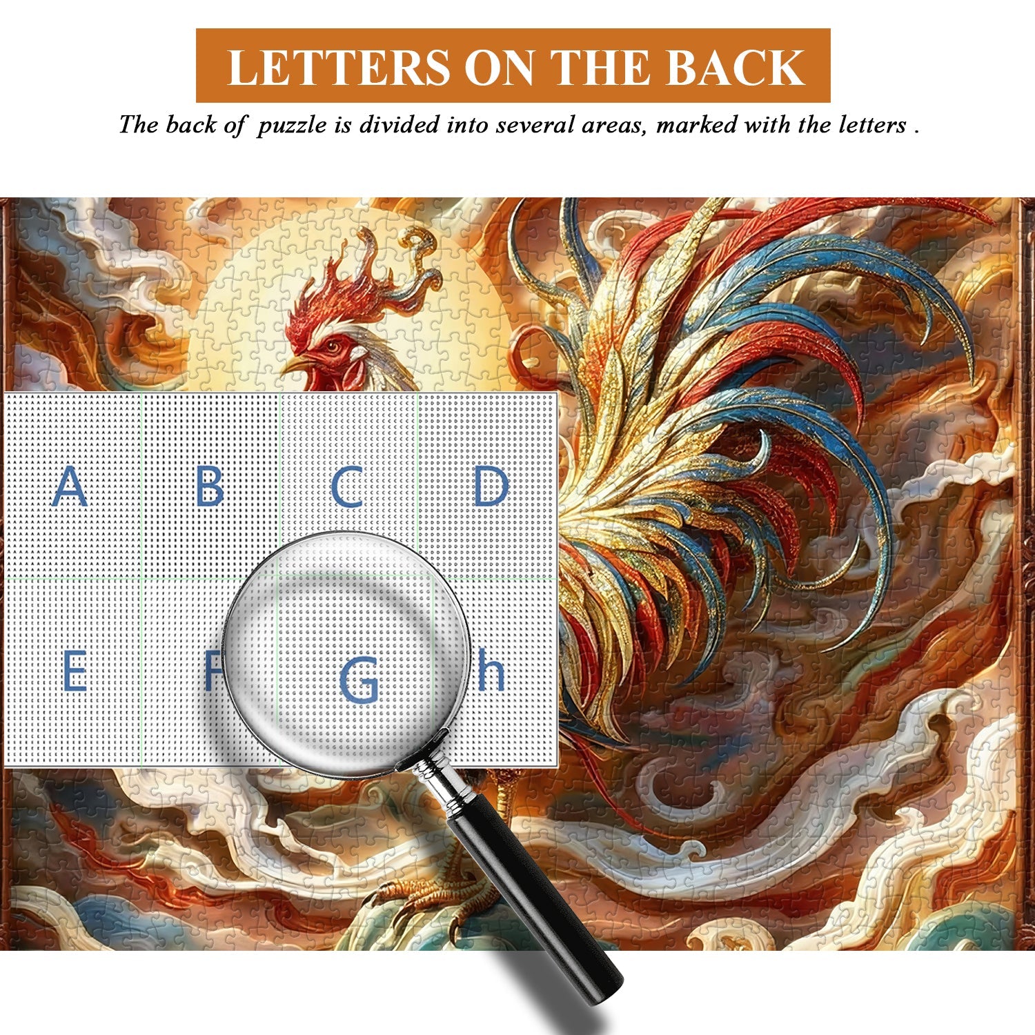 Rompecabezas Magnífico Gallo 1000 Piezas