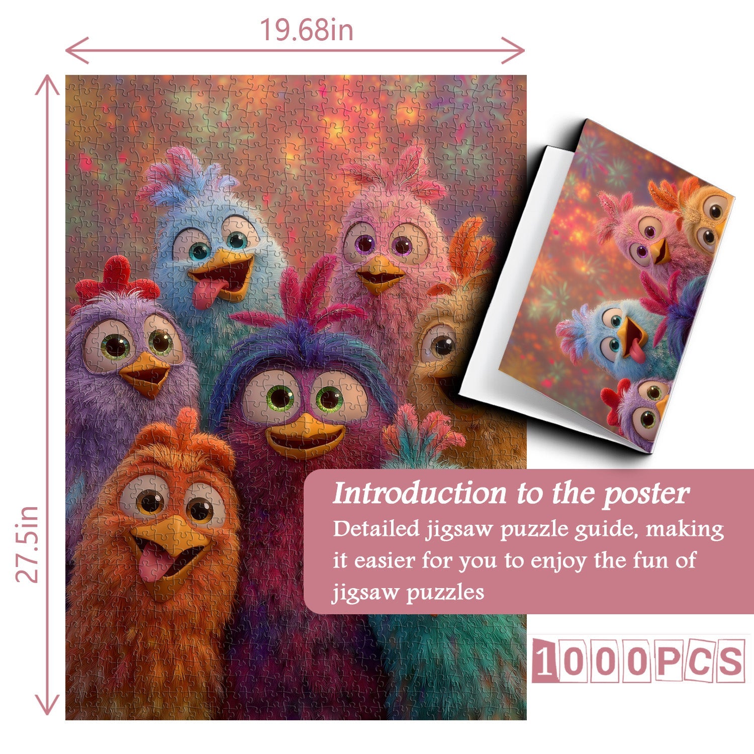 Blissful Fluffets Jigsaw Puzzle 1000 Pieces