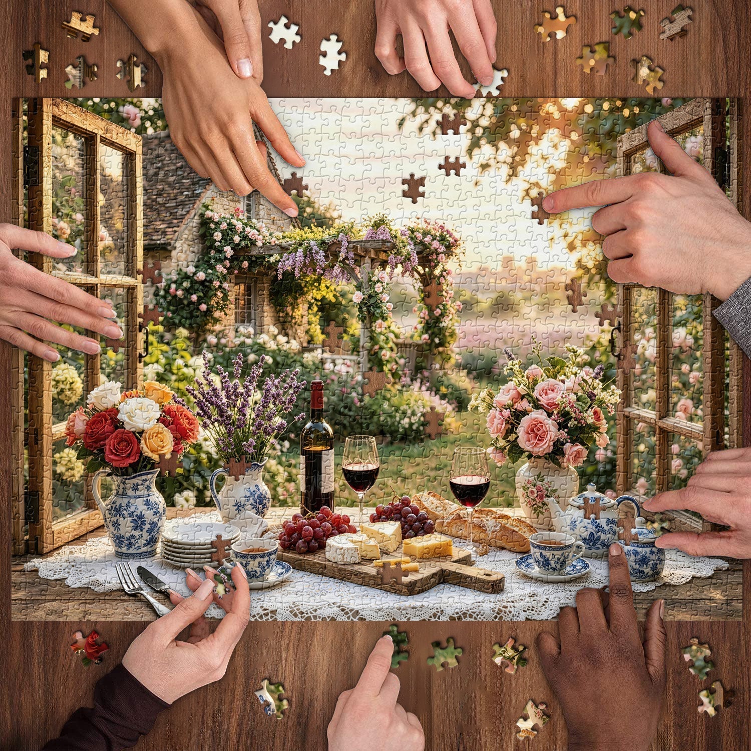 Whispers of a Summer Garden Jigsaw Puzzle 1000 Pieces